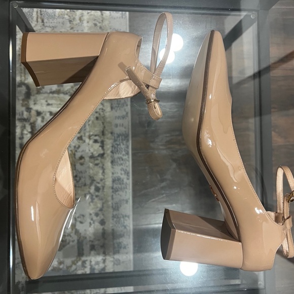 Andrea Gomez Gioia Nude Ankle Strap Heels - Picture 2 of 6